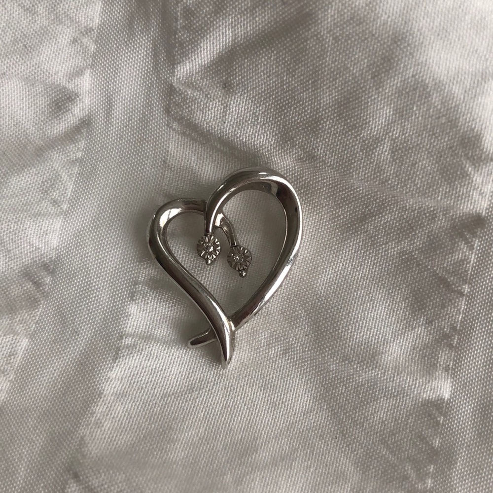 Sterling Silver Necklace Heart